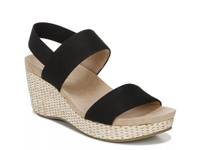 Delta Wedge Sandal Black view