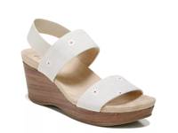 Delta Wedge Sandal Light Taupe Floral Print view