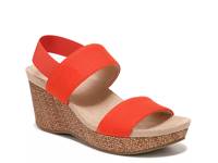 Delta Wedge Sandal Orange view