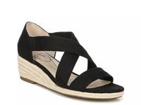 Siesta Espadrille Wedge Sandal Black view