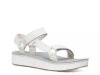 Midform Universal Platform Sandal White view