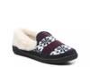 Knit Slipper Navy/Burgundy/Off White view