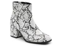 Benisa Bootie White/Black Snake Print view