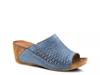 Cunacena Wedge Sandal Blue view
