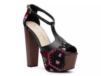 Dany Platform Sandal Red view