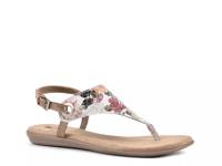 London Sandal White/Multicolor Floral Print view