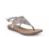 London Sandal Prints-Snake (Neutral) view