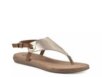 London Sandal Gold Metallic view