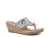 Beachball Espadrille Wedge Sandal Off White view