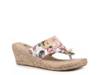 Beachball Espadrille Wedge Sandal Multicolor Floral Print view