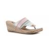 Beachball Espadrille Wedge Sandal Multicolor Stripes view