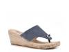 Beachball Espadrille Wedge Sandal Navy view