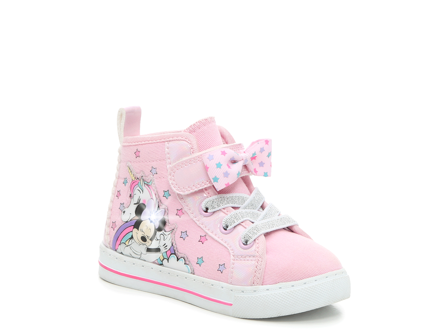 Minnie Unicorn High-Top Sneaker - Kids' Light Pink view