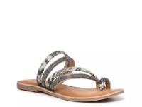 Solar Sandal Black/White Snake Print view