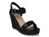 Betty Wedge Sandal Black view