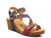Tanja Wedge Sandal Red view