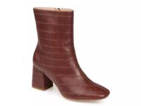 Trevi Bootie Dark Brown Croc Print view