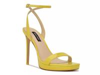 Zadie Platform Sandal Yellow view