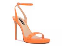 Zadie Platform Sandal Orange view