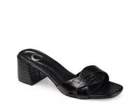 Perette Sandal Black Croc Print view