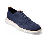 ZEROGRAND StitchLite Wingtip Oxford Navy view