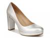 Berlin Platform Pump Silver view