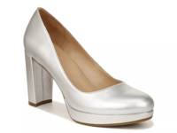 Berlin Platform Pump Silver view