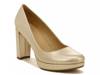 Berlin Platform Pump Gold Metallic view
