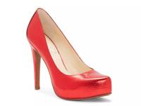 Parisah Platform Pump Red view