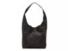 Patti Leather Hobo Bag Black view