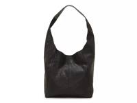 Patti Leather Hobo Bag Black view