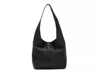 Patti Leather Hobo Bag Black view