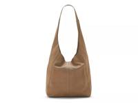 Patti Leather Hobo Bag Taupe view