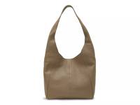 Patti Leather Hobo Bag Dark Olive Green view