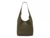 Patti Leather Hobo Bag Dark Olive Green view