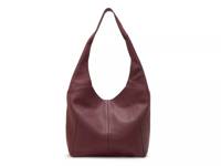 Patti Leather Hobo Bag Mahogany view