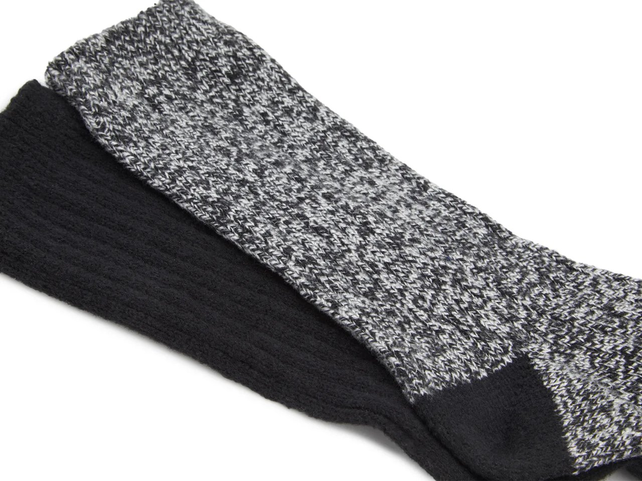 Soft Polytam Marled Women's Crew Socks - 2 Pack