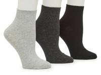 Shootie Women's Ankle Socks - 3 Pack Black/Grey/Charcoal view
