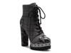 Irella Platform Bootie Grey/Black Plaid/Leopard/Snake Print view
