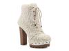 Irella Platform Bootie Off White view