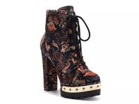 Irella Platform Bootie Black/Multicolor Paisley Print view