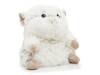 Hamster Warming Stuffed Animal Light Grey/White view