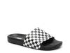 Checkerboard Slide Sandal - Men's Black/White Checkered view