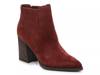 Eilise Bootie Burgundy Suede view