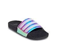 Adilette Boost Slide Sandal - Women's Silver Metallic view