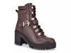 Canaly Platform Combat Boot Dark Brown view
