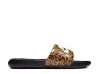 Victori One Slide Sandal - Women's Brown Leopard Print view