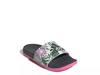 Adilette Comfort Slide Sandal - Kids' Grey/Off White view