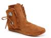 Two Button Softsole Boot Slipper - Men's Cognac view