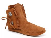 Two Button Softsole Boot Slipper - Men's Cognac view